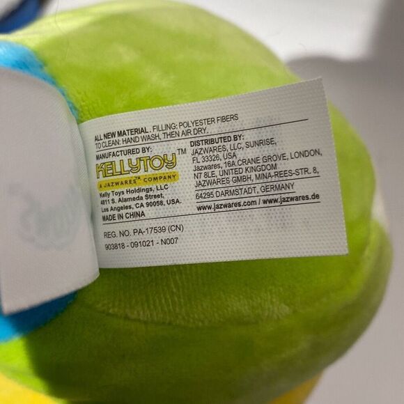 Kellytoy Squishmallows Cornelia The Rainbow Caterpillar Stuffed Animal Toy - Picture 8 of 9